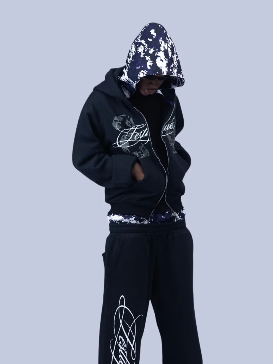 Pixel-Camo Zip-Up Hoodie - Image 6