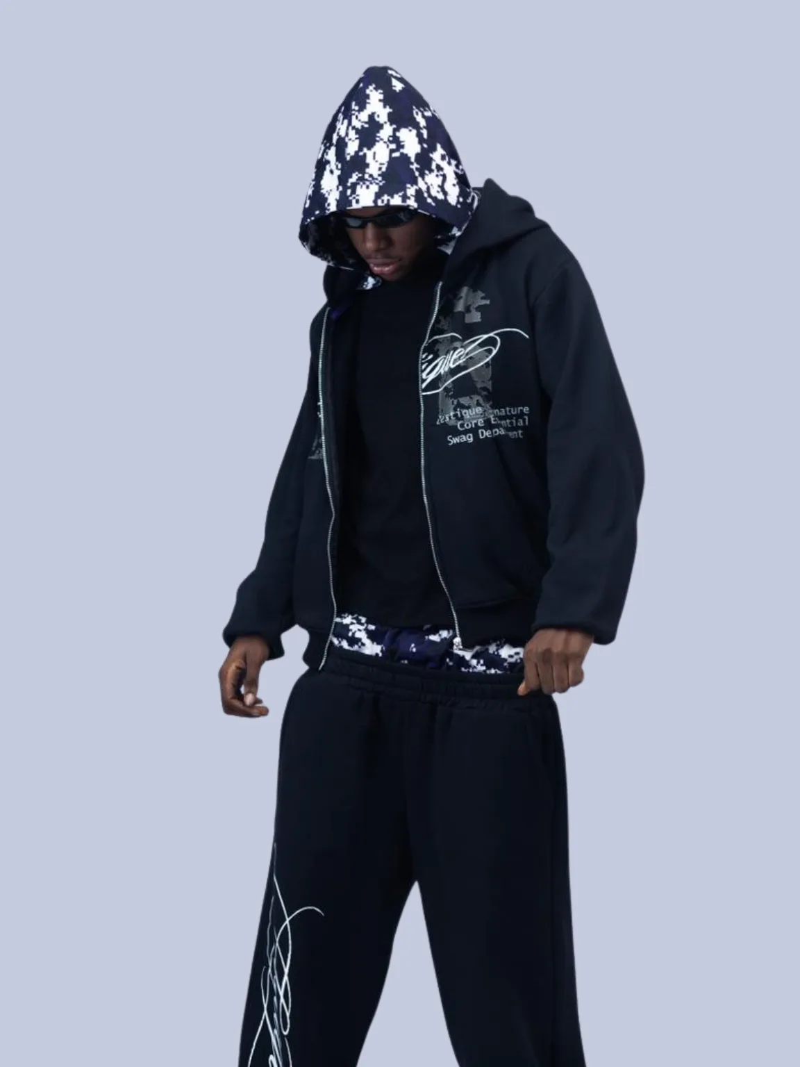 Pixel-Camo Zip-Up Hoodie - Image 4