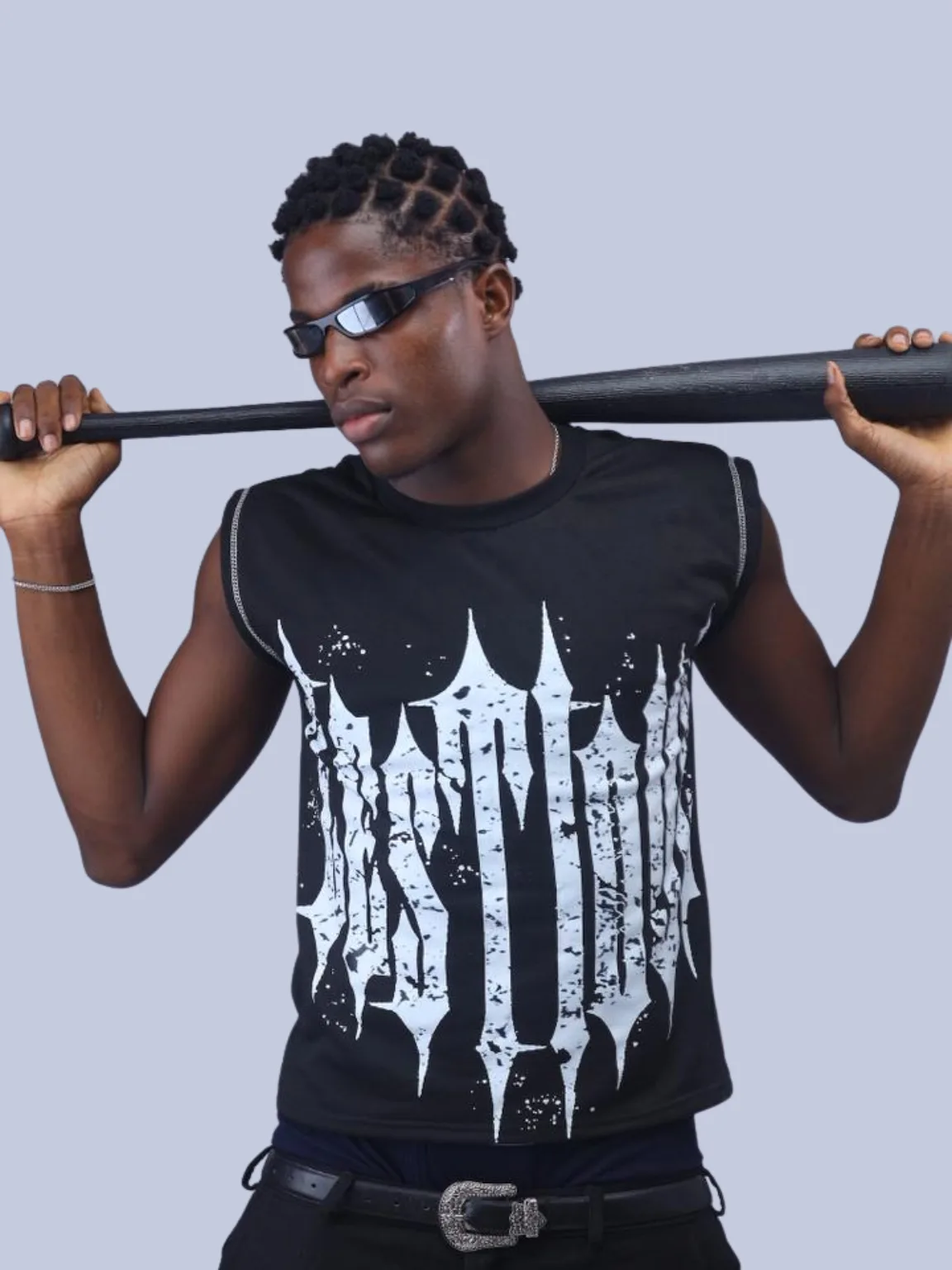 Revenge cut-off Tank Top - Image 2