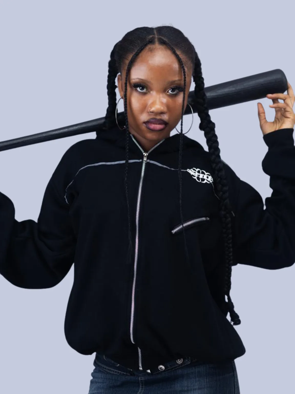 Deconstructed Stitch Zip-Up - Image 7