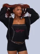 Pink-Stitch Syndicate Bandeau