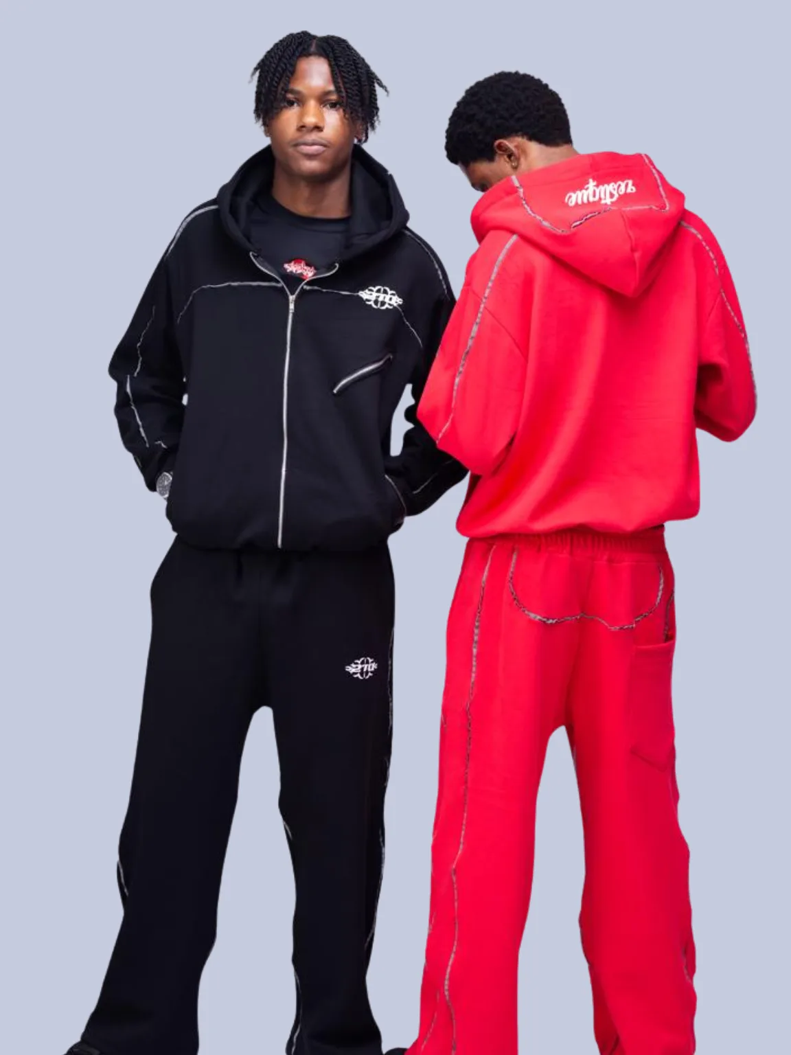 Deconstructed Stitch Zip-Up